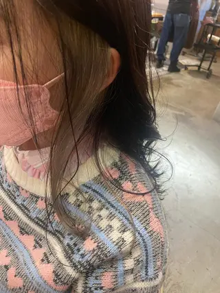 ミディアム カラー 🦋店長🦋 ほんさわ みずきのヘアスタイル