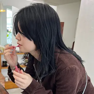 ロング メンズハイトーン/栄 /イトウタケルのヘアスタイル