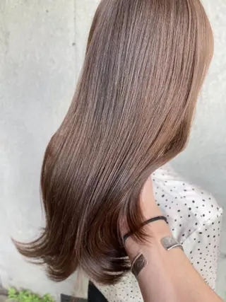 セミロング カラー ボブ& 髪質改善FUMIYAのヘアスタイル