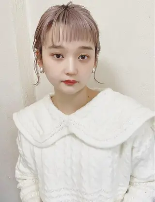 ショート カラー 🦋透明感カラー🦋 なつやのヘアスタイル