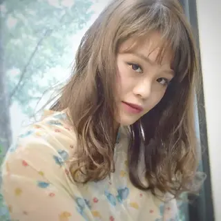 ロング 北川 裕暁のヘアスタイル