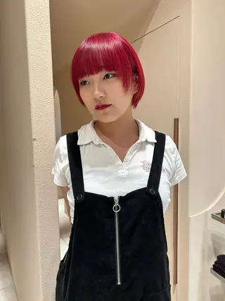 ショート MIKA/ボブ/ レイヤー/メンズのヘアスタイル