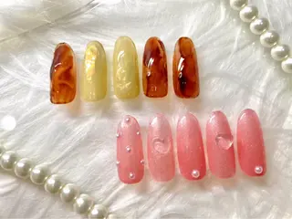 ネイル ゆりか ジョアアンジェ福島のネイルデザイン