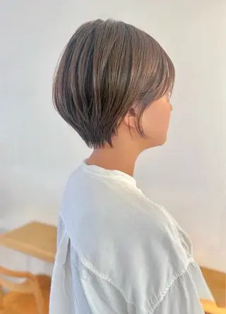 ショート カラー 安永 涼のヘアスタイル