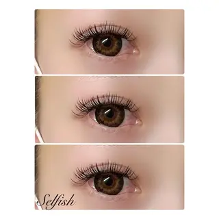 マツエク・マツパ eyelashsalonSelfish所属・. Selfishのマツエク・マツパデザイン