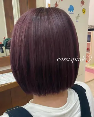 ショート カラー justbeauty CiNQのヘアスタイル