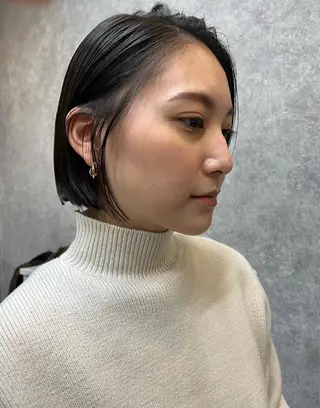 ショート カラー 細川 夕利亜のヘアスタイル