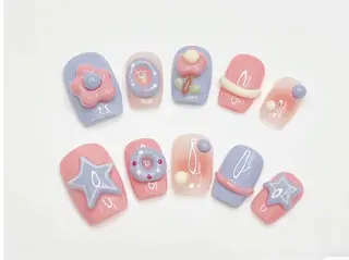 ネイル Kawaii Nail Salon所属・Kawaii-jp Tomisatoのネイルデザイン