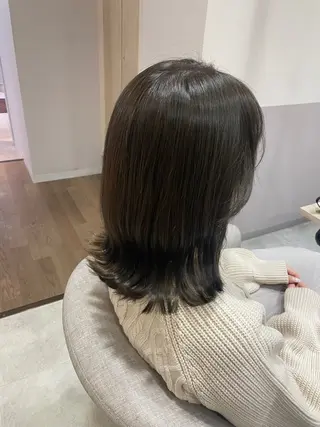 ミディアム HARUKA韓国ヘア /Luana梅田のヘアスタイル