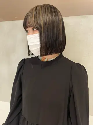 ショート minami🪷 暖色カラーのヘアスタイル