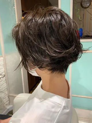 ショート パーマ ✨️メンズ高評価✨️ 野口虎剛のヘアスタイル