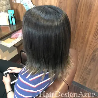ミディアム HairDesign Azurのヘアスタイル