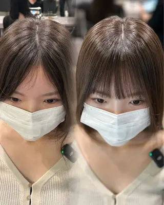 ミディアム 割れ癖も直す髪質改善 美容師✨みやたのヘアスタイル
