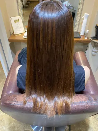 セミロング hair moija所属・宮成 佑介のヘアスタイル