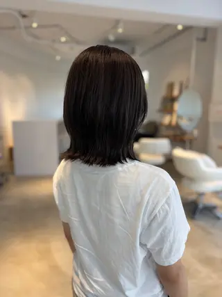 ミディアム カラー 薬院浄水通/ショート /ボブ/rukaのヘアスタイル
