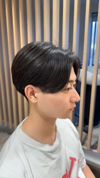 ショート パーマ メンズ 【メンズパーマ】比嘉 啓人のヘアスタイル