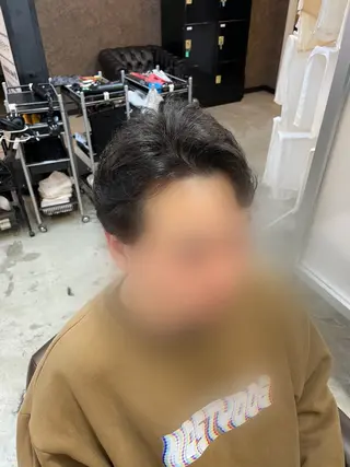 ショート メンズ メンズパーマ特化 カバヤマ　リョウのヘアスタイル