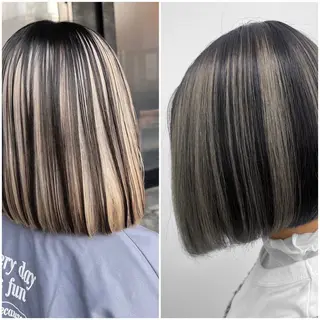 ミディアム ハイトーン/韓国風/ 艶髪/吉祥寺のヘアスタイル