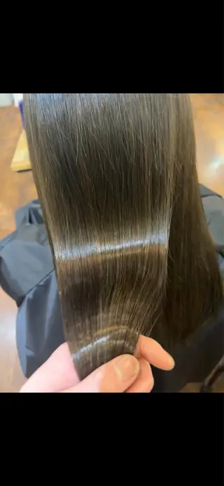 セミロング 髪質改善【縮毛矯正】 No.1りょうかのヘアスタイル