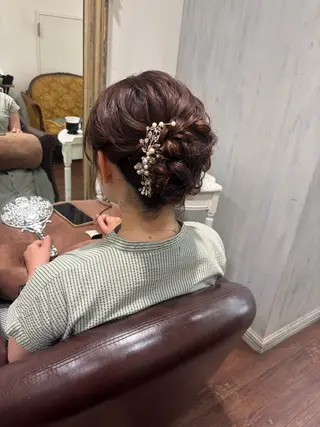 ヘアアレンジ Nicomaria from zacc所属・艶カラー/セット💟 mayukoのヘアスタイル