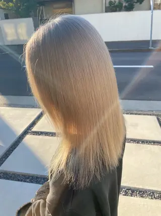 セミロング カラー Matsubara asuka  ☪︎のヘアスタイル