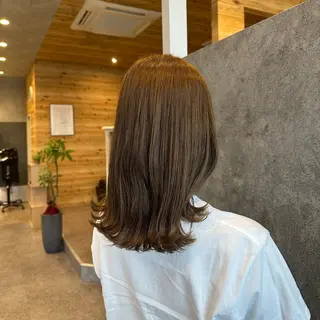 ミディアム カラー Agu hair olive所属・伊藤 瑞紀のヘアスタイル
