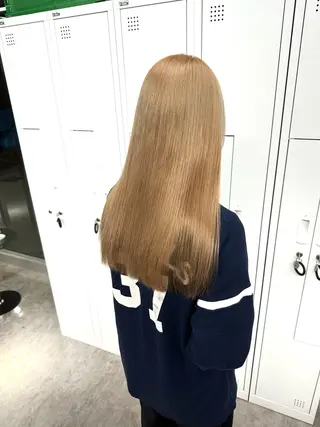 ロング カラー tint by alo bleach 大阪梅田【ティントバイアロブリーチ】所属・✨武内凌太✨ カットモデル募集のヘアスタイル