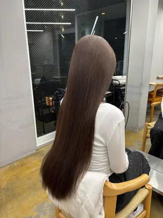 ロング カラー nude所属・𝐀𝐦𝐞𝐫𝐢 /透明感カラーのヘアスタイル