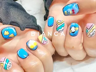 ネイル 痛ネイル🩶推し活 🤍店長sagawaのネイルデザイン