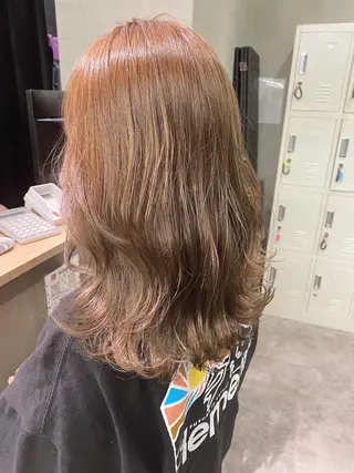 セミロング カラー 🕶️佐藤 海李🐏のヘアスタイル