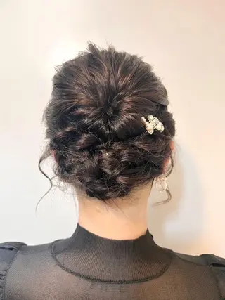 ヘアアレンジ 🤍ヘアセット.ヘア アレンジ湯山詩織🤍のヘアスタイル