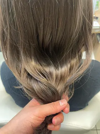 セミロング パーマ/ボブ/ ヘルシーカラー/風花のヘアスタイル