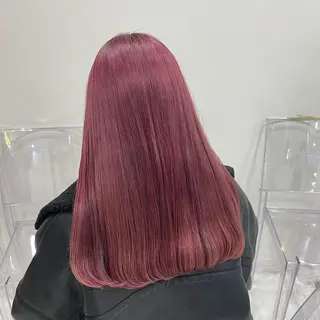 ミディアム カラー 🎀🧁ダメージレス 艶髪カラー🧁🎀のヘアスタイル