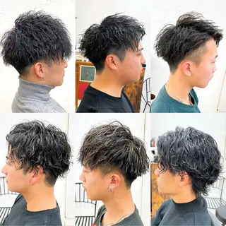 パーマ メンズ 鈴木 裕貴のヘアスタイル