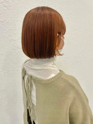 ショート カラー ヘアアレンジ GO TODAY SHAiRE SALON岡山所属・Sana/ 耳ツボ/インナーのヘアスタイル