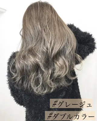 ロング カラー ヘアアレンジ TATSUYA アートディレクターのヘアスタイル