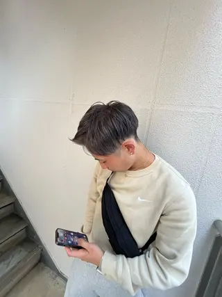 ショート カラー メンズ HAREKE loopidea（ハレケ ルーピディア）所属・川島 穂乃香のヘアスタイル