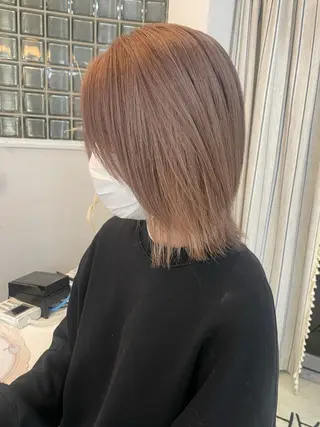 ミディアム カラー JIEN MIUのヘアスタイル