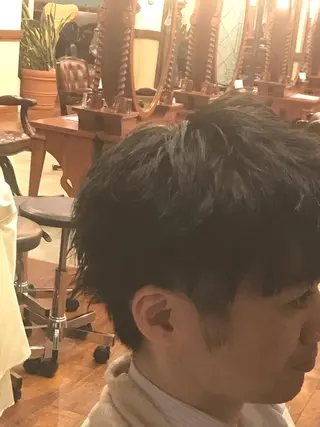 ショート おしゃれ泥棒 石原メンズ特化美容師のヘアスタイル