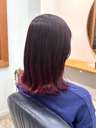 セミロング カラー ENIEN MAKE’S 立川所属・ミカ💫/パーマ/ ボブ/暖色カラーのヘアスタイル