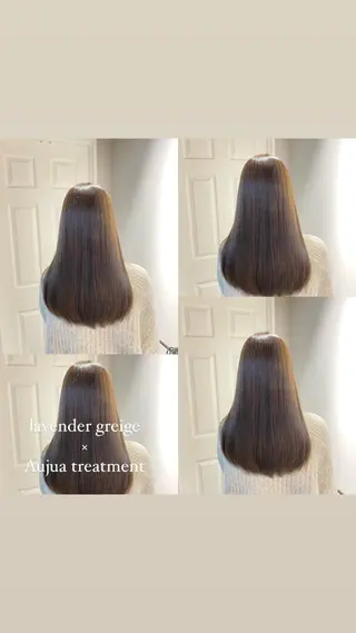 ロング カラー キッズ RIYA❤︎ Aujuaソムリエのヘアスタイル