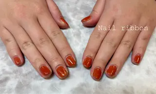 ネイル ネイルリボン 笠井のネイルデザイン