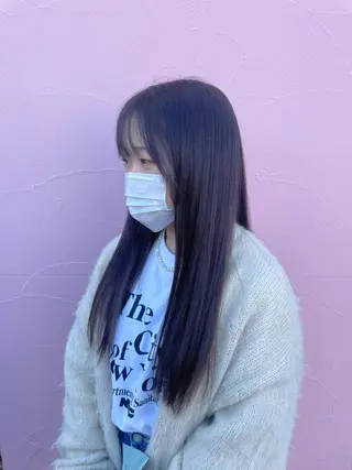 ロング カラー ひなた 艶カラー/渋谷のヘアスタイル