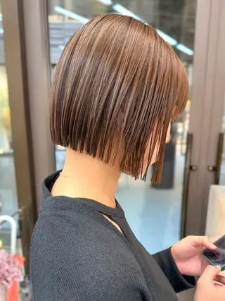 ショート パーマ mee.表参道所属・ボブ/ショート /パーマ/shinのヘアスタイル