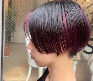 ショート カラー short only salon  TOSS所属・山下 芽のヘアスタイル