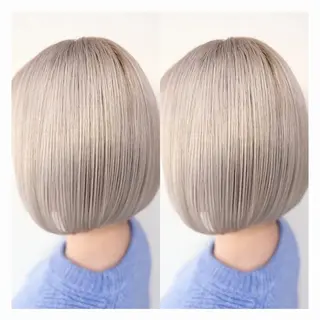 ショート カラー 🖤kana/艶髪/ 韓国風カラー🖤のヘアスタイル