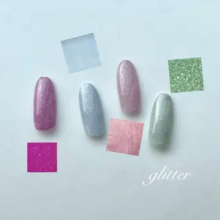 ネイル 韓国ネイル🎀 H nail 碧のネイルデザイン