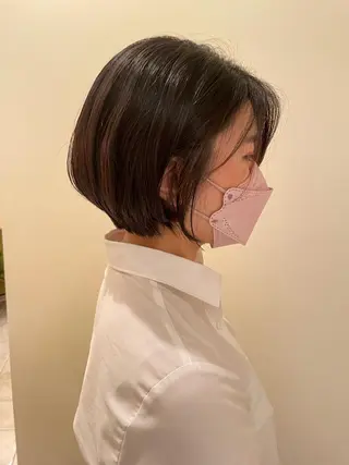 ショート ボブ ホノカのヘアスタイル