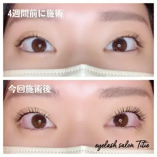 マツエク・マツパ ケアサロン Titieのマツエク・マツパデザイン