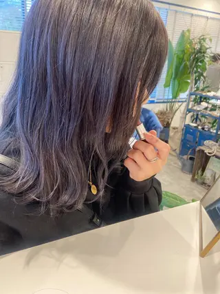 セミロング カラー TECHRISE刈谷所属・田中 大貴のヘアスタイル